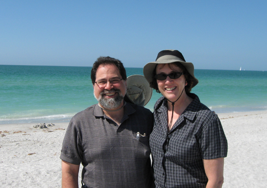 Terri and Jack at Sand Key Beach