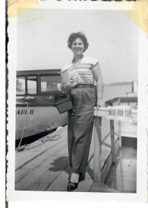 Stella on dock